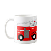 My mug is a FIRE TRUCK