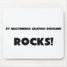 MY Multimedia Graphic Designer ROCKS! Mouse Pad