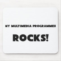 MY Multimedia Programmer ROCKS! Mouse Mats