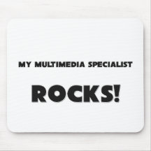 MY Multimedia Specialist ROCKS! Mouse Mat