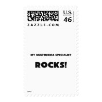 MY Multimedia Specialist ROCKS! postage