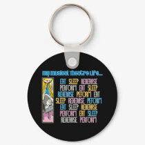 My Musical Theatre Life Keychain by Showtune_Nation My Musical Theatre Life Keychain
