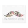 my mustache is vintage postcard