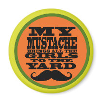 My Mustache Fridge Magnets