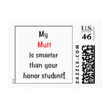 My Mutt is Smarter Postage