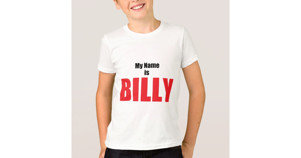 king billy tshirt