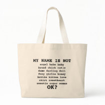 MY NAME IS NOT... bags by ineedapeergroup MY NAME IS NOT... bags