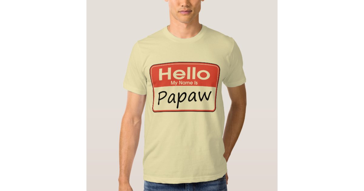 papaw t shirts