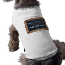 My name is - Personalize - pet clothing