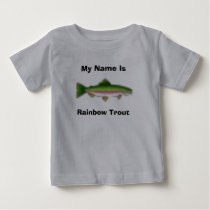 My Name Is, Rainbow Trout t-shirts by cathyj36 My Name Is, Rainbow Trout t-shirts