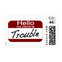 My Name is Trouble Stamp