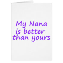 My Nana Is Hotter Than Yours cards