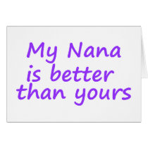 My Nana Is Hotter Than Yours cards