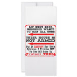 My Neighbor Wants To Ban All Guns rack cards