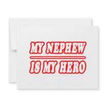 My Nephew Is My Hero Custom Invite