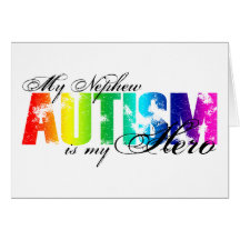 My Nephew My Hero  - Autism Greeting Cards