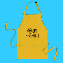 My Nest Is Empty, But My Life Is Full! aprons