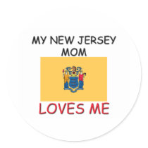 My New Jersey Mom Loves Me stickers by flagshirt My New Jersey Mom Loves Me stickers