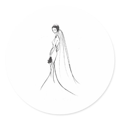My New York Wedding Round Stickers