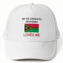 My Ni-Vanuatu Grandma Loves Me hats by flagshirt My Ni-Vanuatu Grandma Loves Me hats