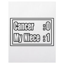 My Niece Beat Cancer (Scoreboard) Customized Letterhead