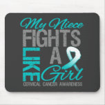 My Niece Fights Like a Girl Cervical Cancer mousepads