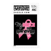 My Niece is a Survivor - Breast Cancer Postage Stamps