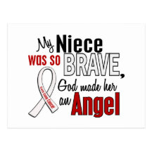 My Niece Is An Angel Lung Cancer Post Card
