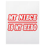 My Niece Is My Hero Letterhead Design