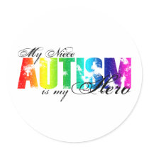My Niece My Hero - Autism Stickers