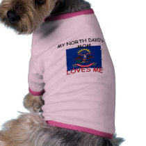 My North Dakota Mom Loves Me pet clothing