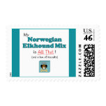 My Norwegian Elkhound Mix is All That! Stamp