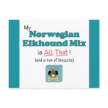 My Norwegian Elkhound Mix is All That! Postcard