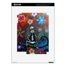 MY NURSING ASSISTANT MONKEY DAY OF THE DEAD iPad 3 DECALS