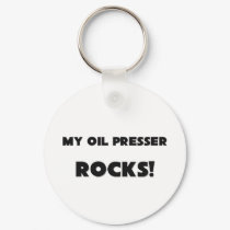 MY Oil Presser ROCKS! keychains