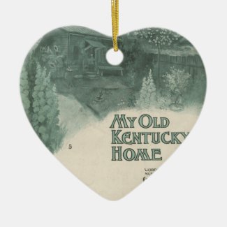 My Old Kentucky Home Christmas Ornaments