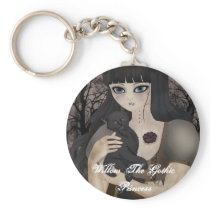 My One-eyed Black Feline Keychain
