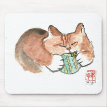 My Ornament, My Orna...ZZZzzz says Kitty Mousepads