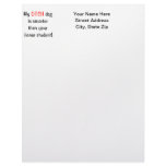 My OTCH Dog is Smarter... Letterhead Design