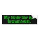 My other car bumper stickers by shawnsbaby My other car bumper stickers