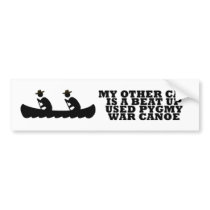 My other car - Bumper sticker bumper stickers by albinopygmy My other car - Bumper sticker bumper stickers
