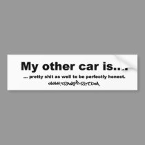my_other_car bumper stickers