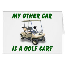 My other car greeting card