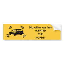 My other car has... bumper stickers