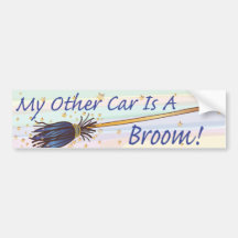 My Other Car Is A Broom 7 - Bumber Sticker Bumper Stickers