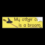 My Other Car Is A Broom Bumper Sticker
