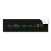 my other car is a kz1000 bumper stickers