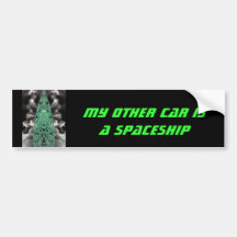 My Other Car Is A Spaceship Bumper Stickers