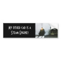 My other car is a Steam Engine! bumper stickers