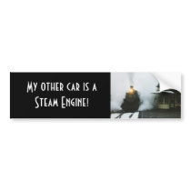 My other car is a Steam Engine! bumper stickers by Jack_of_Arts My other car is a Steam Engine! bumper stickers